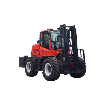 5.0T Short Rough Terrain Forklift Lifting Height 3~6m